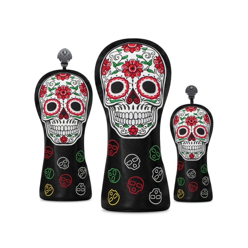 Golf Equipment Kit - Golf Skull Skeleton Head Cover Set