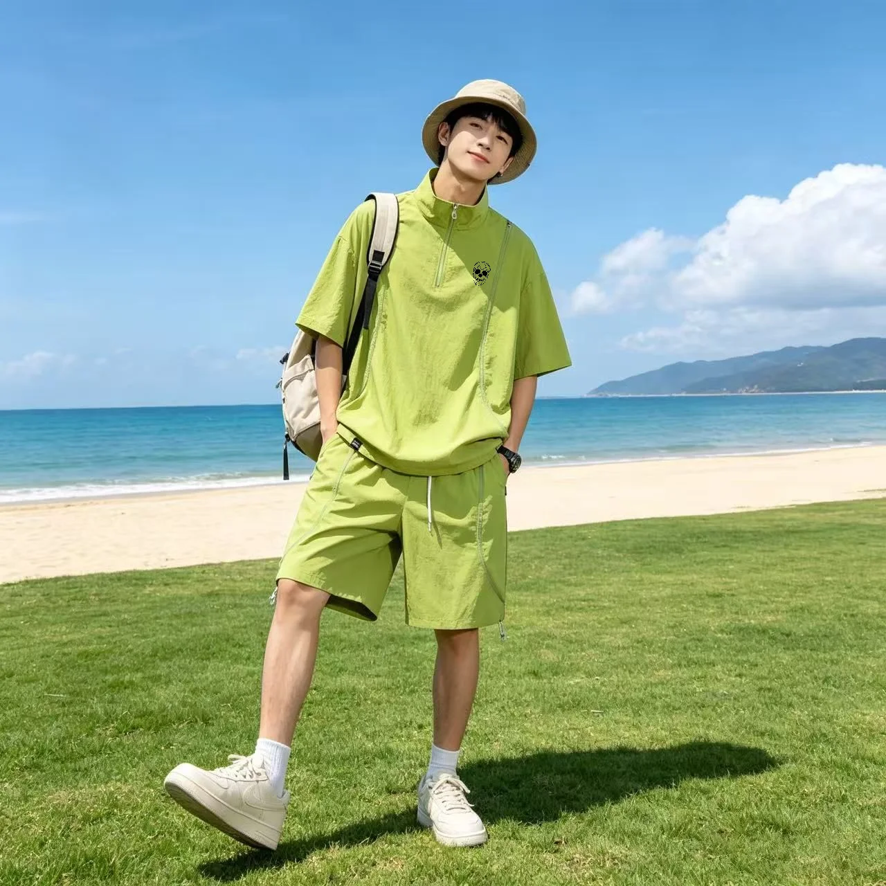 Summer Men and Women Sun Prote - Golf Equipment Kit ulasan dan harga