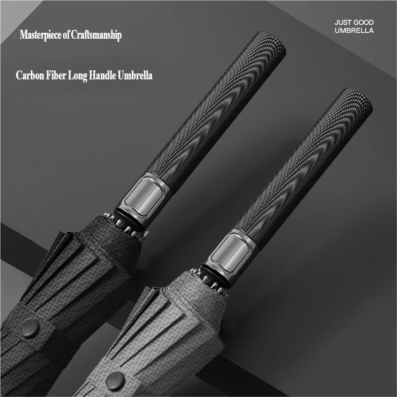 16-Rib Automatic Carbon Fiber  - Golf Umbrella Large ulasan dan harga