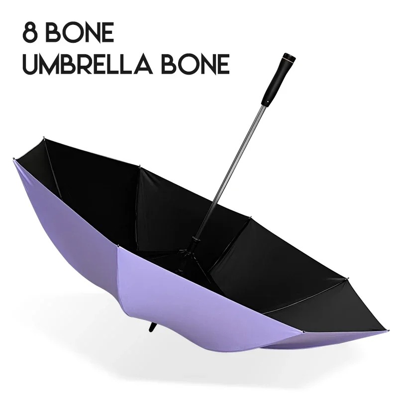 우산 Reinforcement Long Handle U - Golf Umbrella Large ulasan dan harga