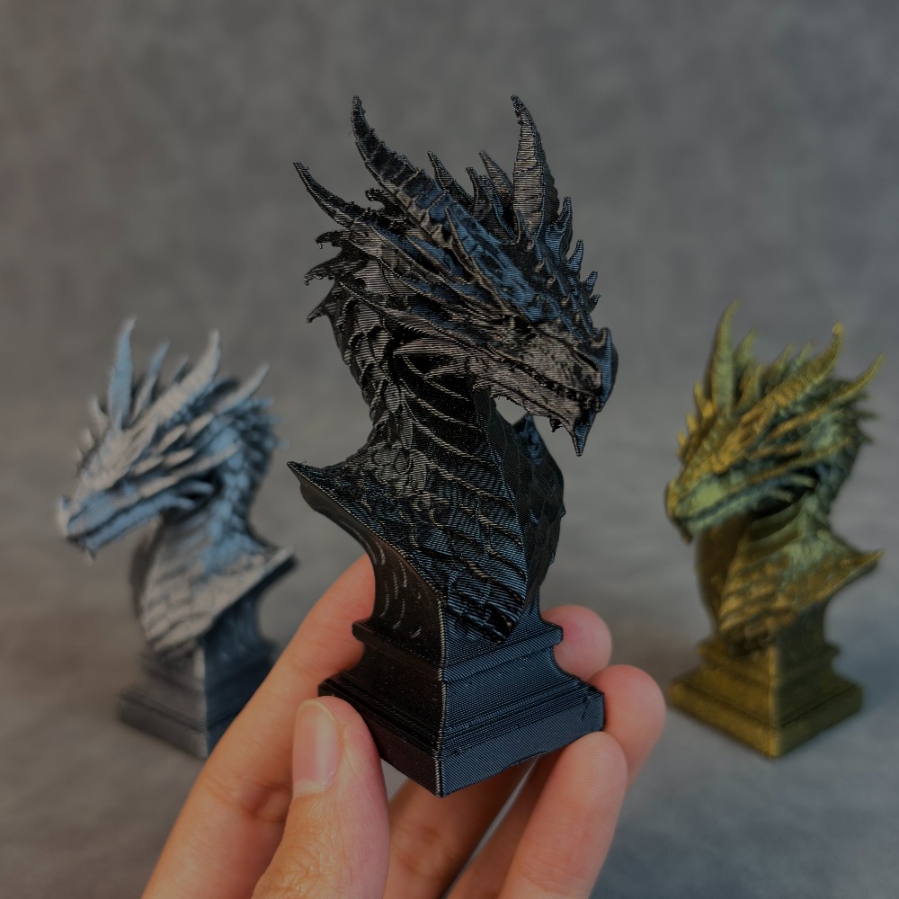 1-Piece Dragon Head Sculpture  - Head Racket Boom ulasan dan harga