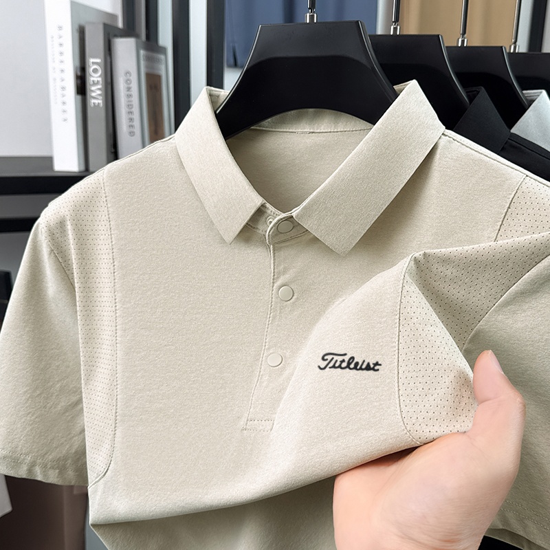 Luxury Men Summer New Short-Sl - Golf Equipment Clearance ulasan dan harga